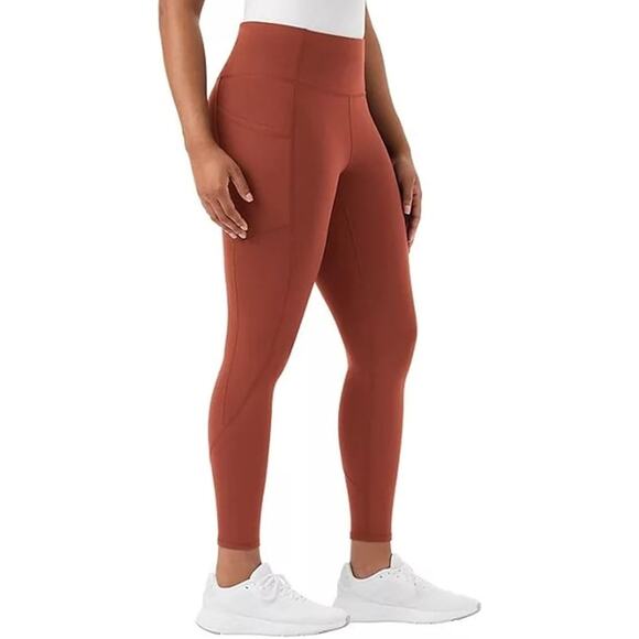 Members Mark Womens Extra Warm Legging Rusty Bronze Size S - Picture 3 of 8
